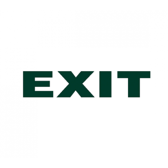 Next επιγραφή pvc "Exit" 7x22εκ. Next επιγραφή pvc "Exit" 7x22εκ.